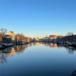 Skinny Bridge Houseboat Amstel View Amsterdam