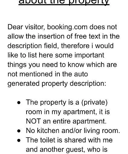 Michelle, Not For Parties, Not A Hotel, Room With Shared Bathroom, No Kitchen