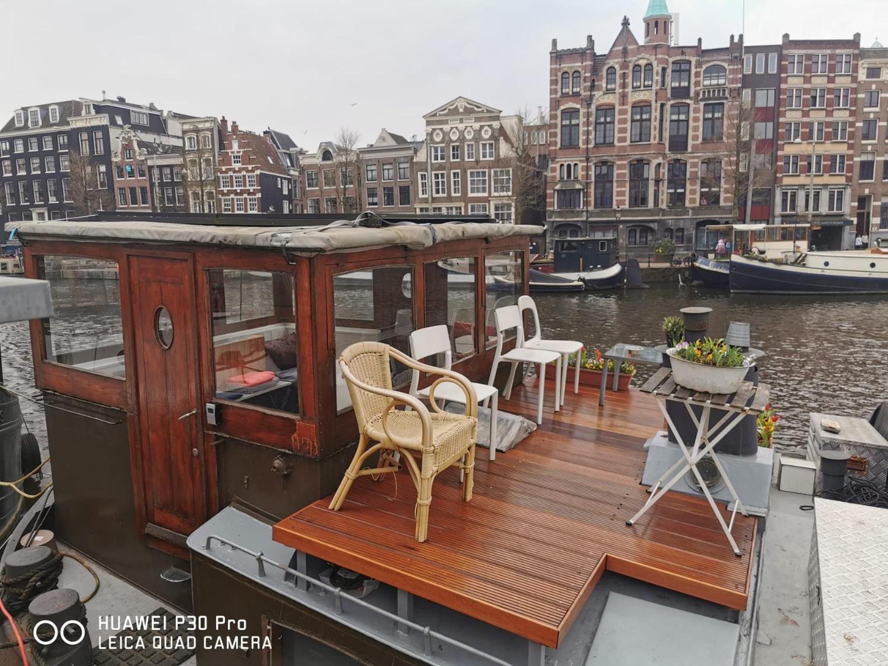 Appartement Waterloo Square River Vieuw Houseboat Amsterdam